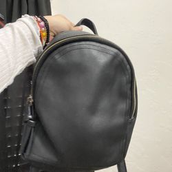 Black mini backpack 