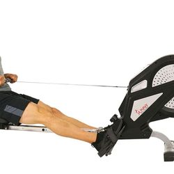 Sunny Health & Fitness Air Plus Magnetic Resistance Rowing Machine 