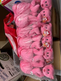 Bulk lot 41 vintage Ty beanie babies plush bears exclusive retired