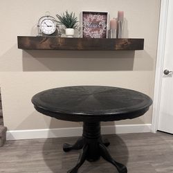 Dining Table, Black, Oak Grained Selling for $250