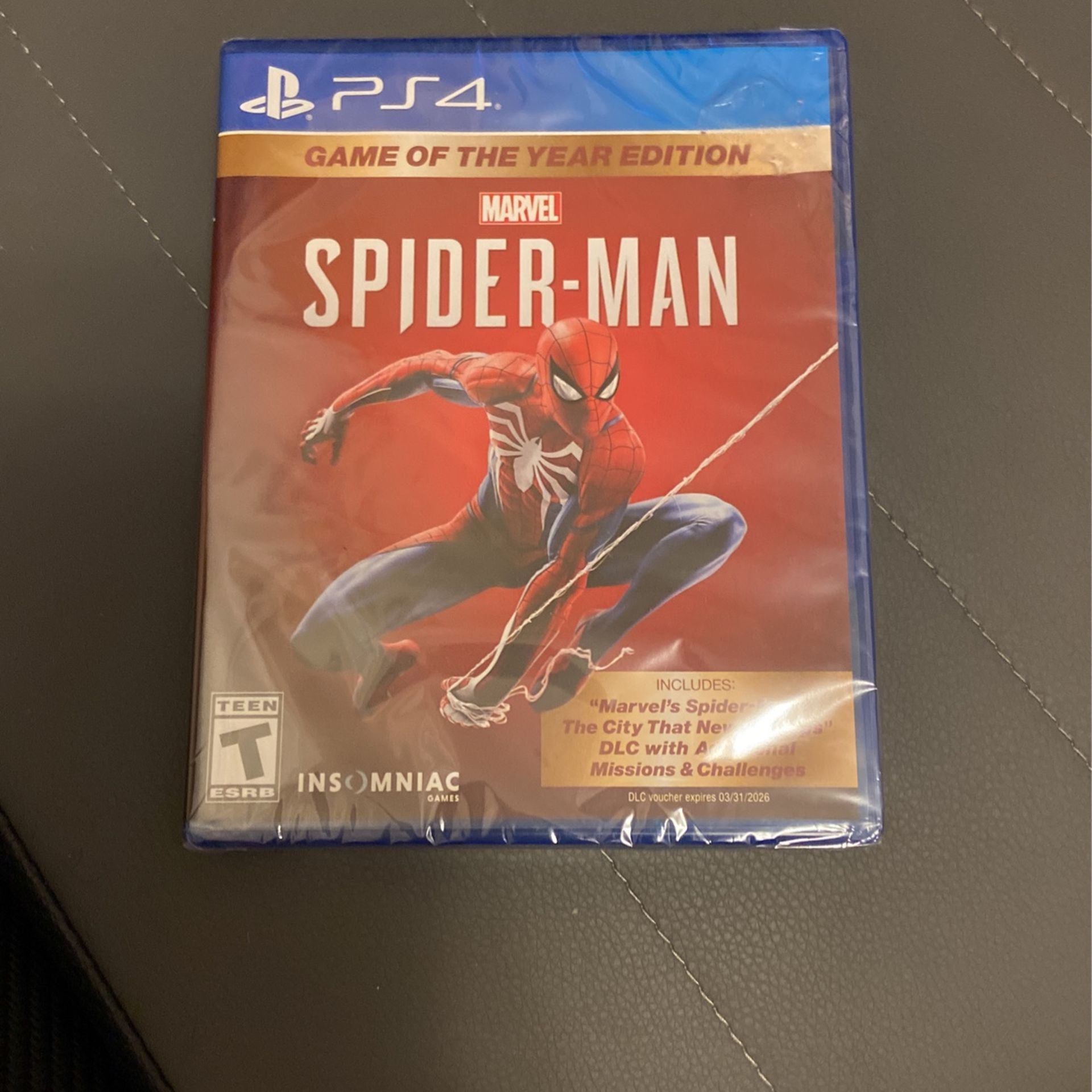 Spider-man ps4 game of the year edition sealed