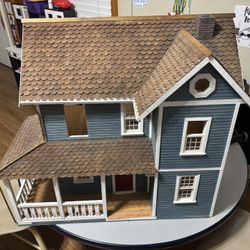 Mini House. Handmade. Brand New. Looks Like A Real House. 