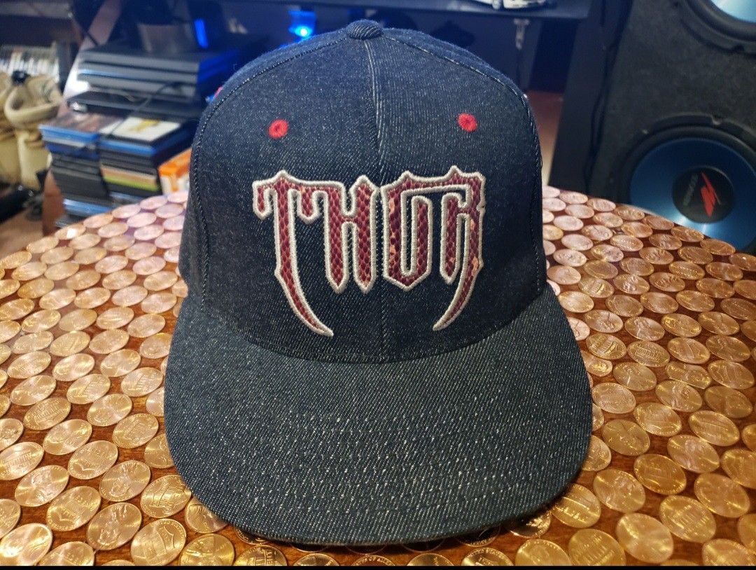 THOR Motocross Racing Promo Embroidered Flex Fitted Hat Very Rare Size S-M Brandnew