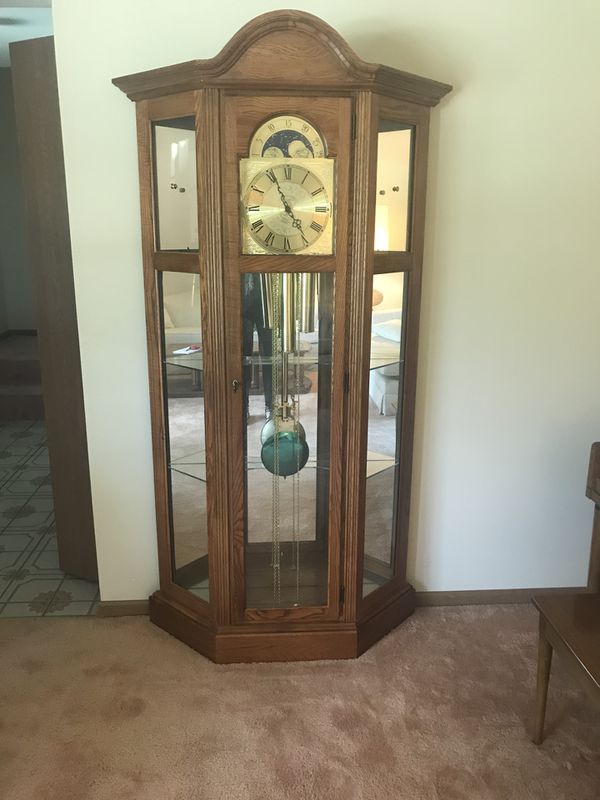 Ridgeway Grandfather Clock Curio Cabinet | Cabinets Matttroy