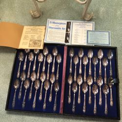 36  Commemorative Presidents Spoons -$175.00