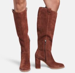 Dolce Vita SARIE Boot In Truffle Suede Size 11