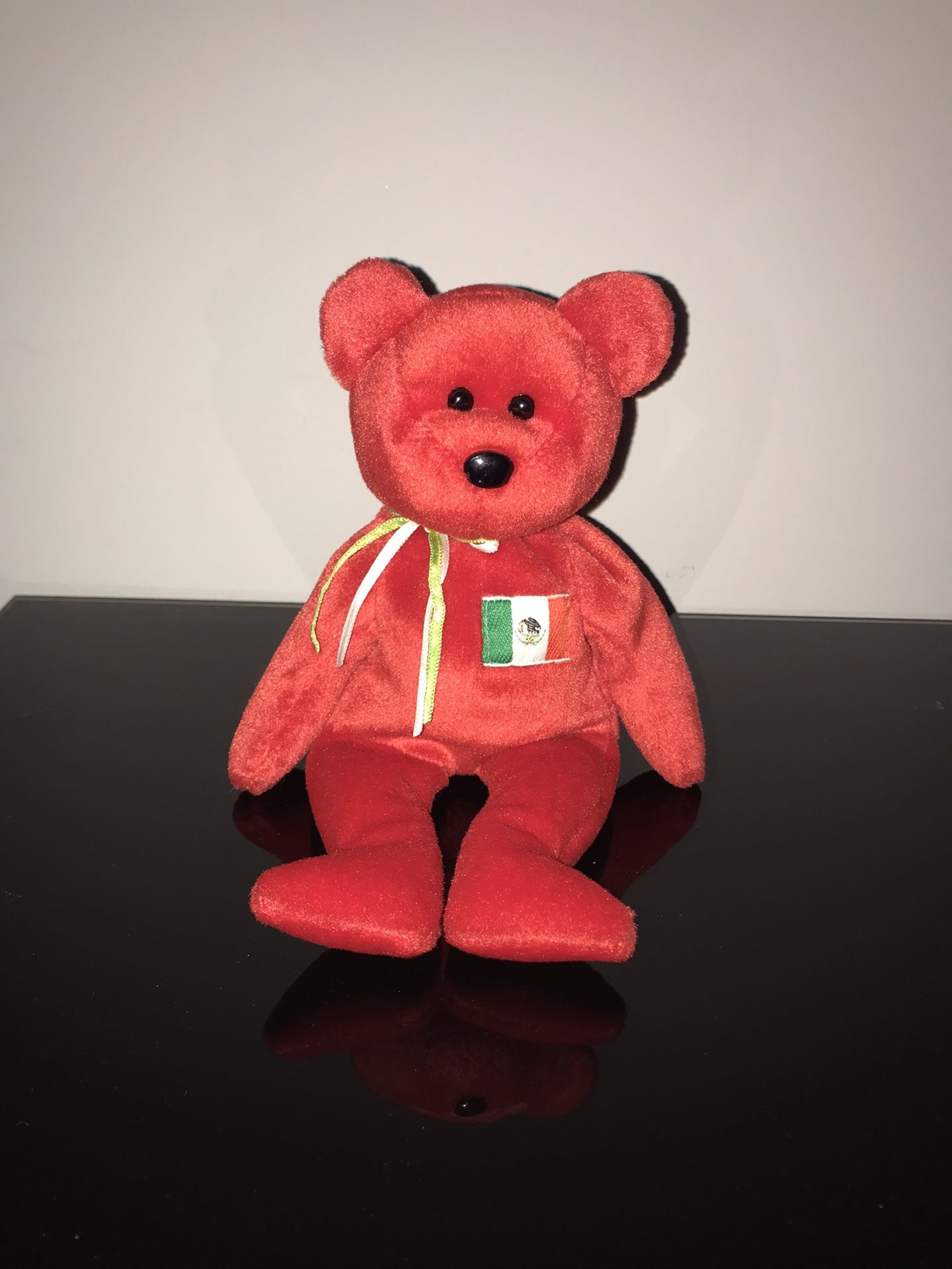 Ty Beanie Baby Osito Mexican Flag