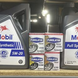 Mobil Full Synthetic Motor Oil 0W30 5W20 5W30 10W30 