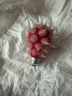 Vintage Silicone Covered Light Bulb