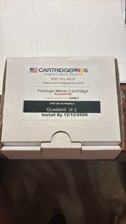 Pair of iX-1 Postage Meter Print Cartridge -2 pack