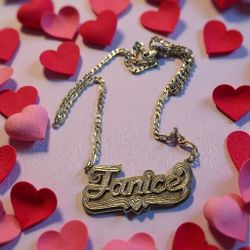 3D Sterling Silver Necklace ( Janice)