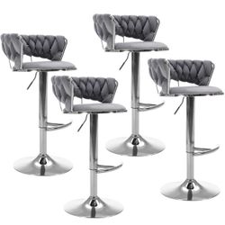Velvet Plush Bar Stools 