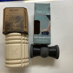 Trigger Point ECO GRID Foam Roller Deep Tissue Muscle Massage + Foot Roller Plus