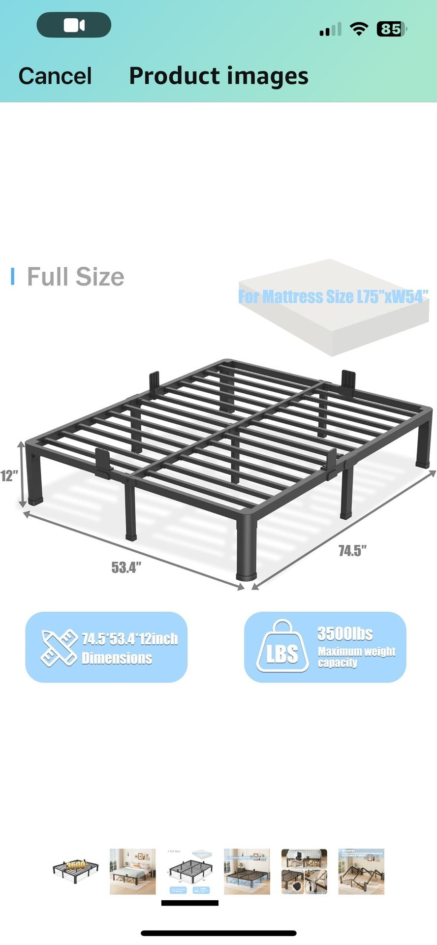 Full Size Bed Frame
