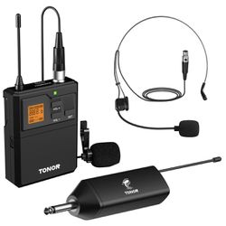 Tonor TW621  Professional Dual Wireless Microphone Plug & Play PRO