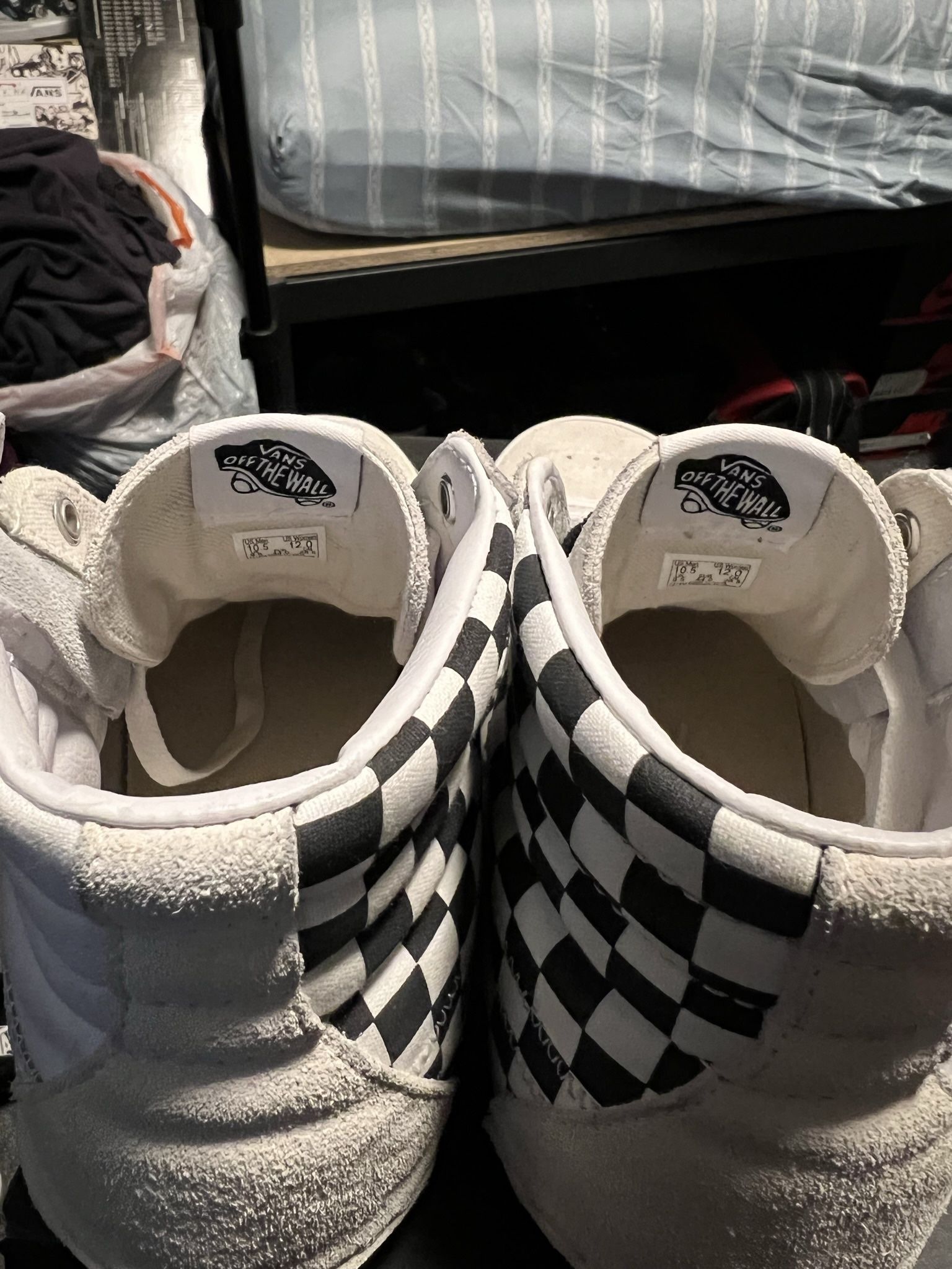 size 10.5 Bape X Checkerboard Old Skool Vans custom design for Sale in  Anaheim, CA - OfferUp