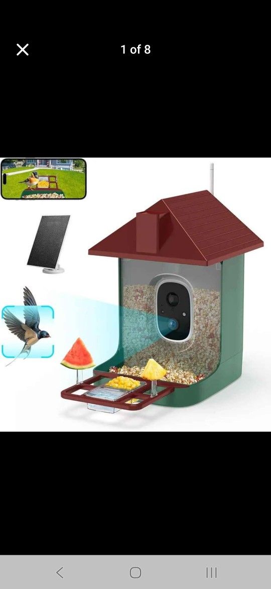 NEW - Smart Bird Feeder with Camera