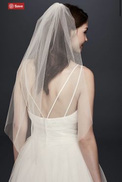 David Bridal’s brand new bride blusher veil for wedding
