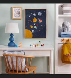 Space Theme Kids Wall Art