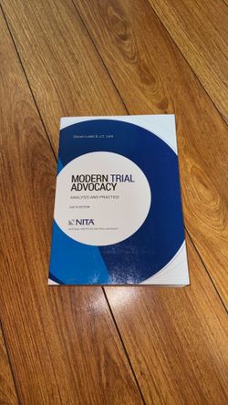 Modern Trial Advocacy Analysis and Practice by Lundy & Lore