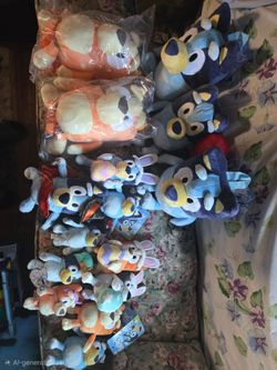 Bluey toys an plush (Read Description)