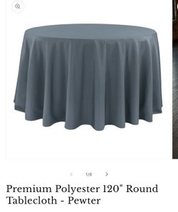 7 Tablecloths (5 round 2 rectangle)
