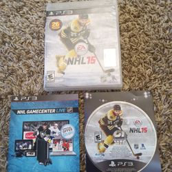 NHL 15 PlayStation 3 PS3 W Box 