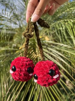 Crochet Cherries
