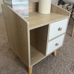 Small Nightstand w/ Drawers