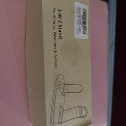 3 In 1 Stand For Phone/apple Watch Open But Never Used 