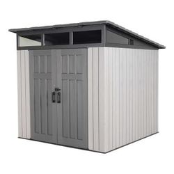 LARGE LIFETIME 8.3 FT. X 8.3 FT. OUTDOOR MODERN STORAGE SHED

