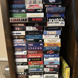 VHS Collector Selling VHS Tapes Collection