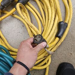 100 Ft. Cable Dos Salida Y Manguera De Aire 1/2 De 100 Ft.