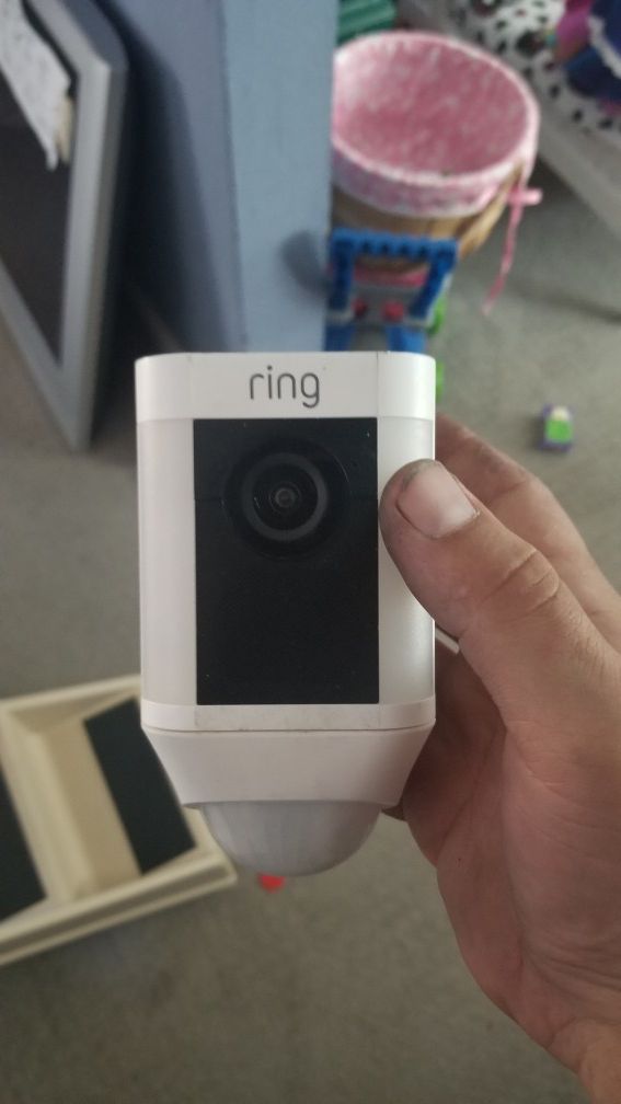 Ring doorbell camera.
