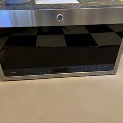 GE stainless steel microwave