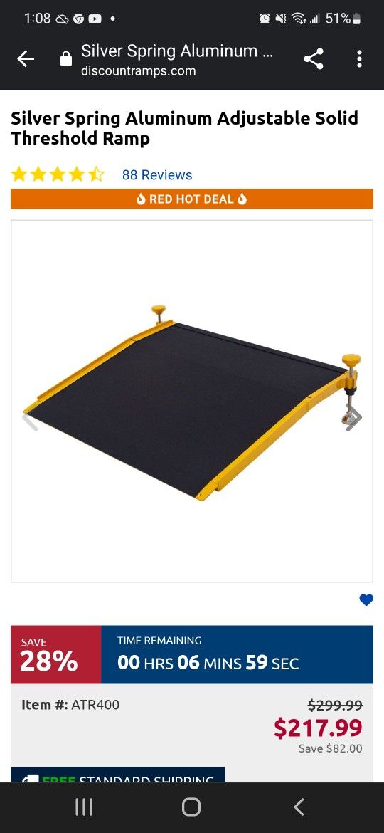 Adjustable Solid Threshold Ramp