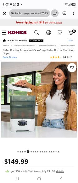 Baby Brezza bottle washer