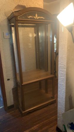 Glass Picture/China Cabinet 