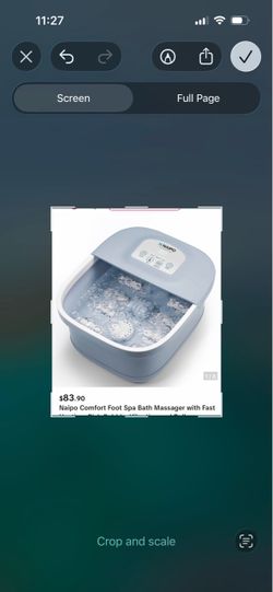 Foot spa massager