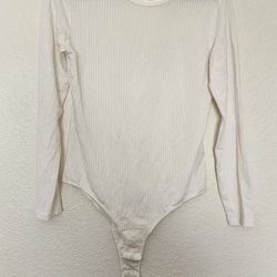 Uniqlo White Bodysuit 
