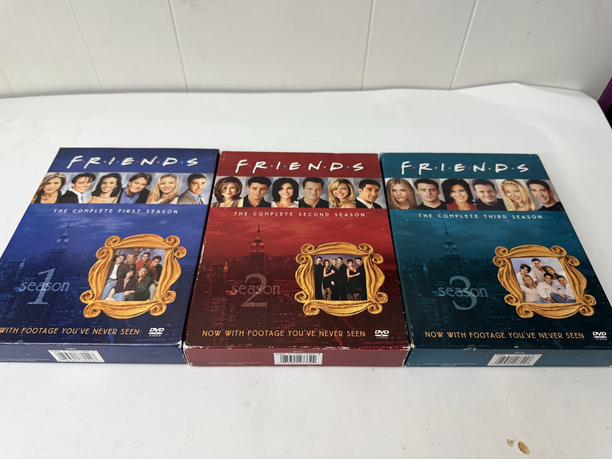 Friends - seasons 1,2 & 3 on DVD
