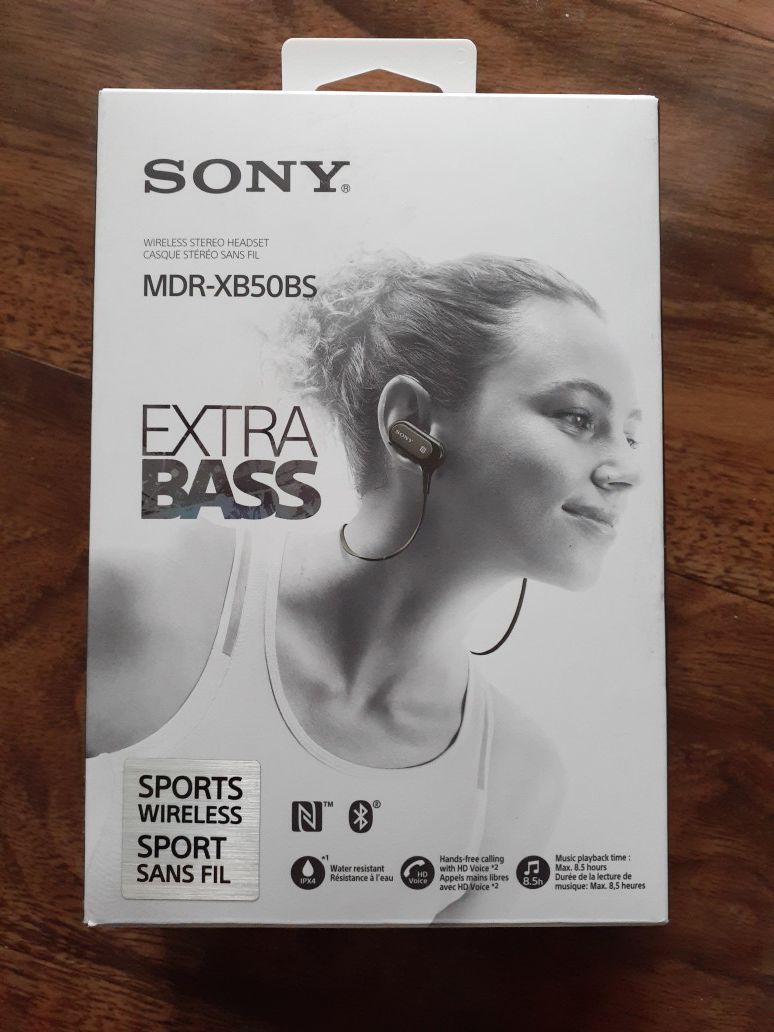 Sony MDR-XB50BS wireless stereo headset