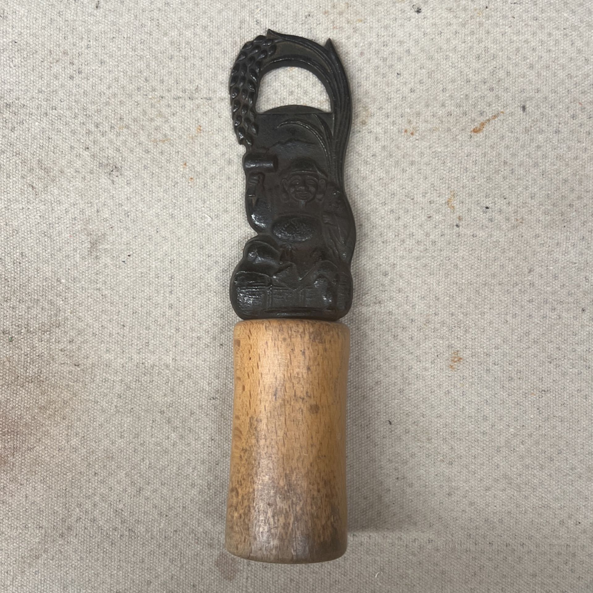 Antique Or Vintage Japanese God Bottle Opener From 2012 Tsunami
