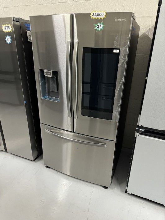New Samsung Stainless Steel French Door Fridge Family Hub 1 Year Warranty