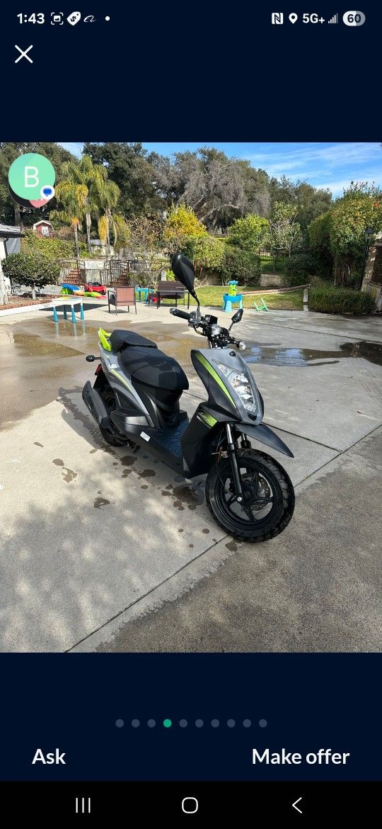 2022 Kymco Super 8 150cc
