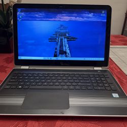  HP Pavilion x360 Laptop  8 GB RAM - 1 TB HDD - 15.6" touchscreen Intel Core i5 - 6200U