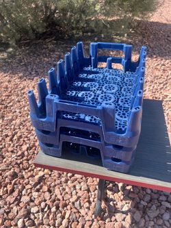 Vintage Pepsi Plastic Crates / Bottle Trays - Set of 3 (Good Condition) retro storage and nostalgia