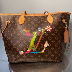 Louis Vuitton, Bags, Authentic Louis Vuitton Neverfull Limited Edition