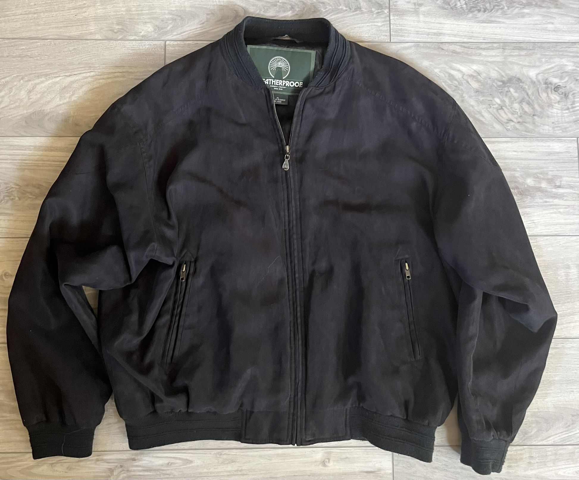 Men’s Weatherproof Garment Company Black Jacket Size XL