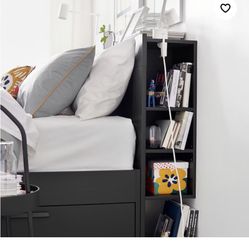 King Size Headboard With Shelving 